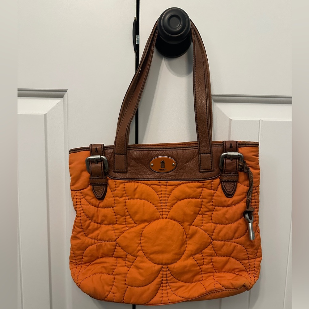 Fossil Quilted Shoulder Bag